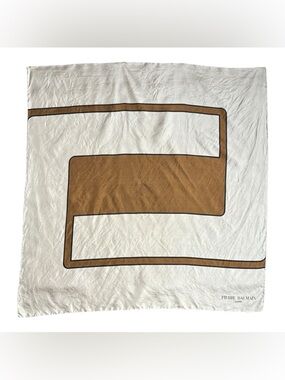 PIERRE BALMAIN Paris 100% Silk Square Vintage Scarf
